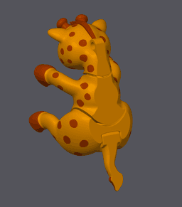 Gemma the Giraffe – Wiggle Budz Flexi 3d model