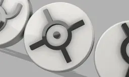 POKEMON UNOWN NON-MMU FRIDGE MAGNET “X” 3d model