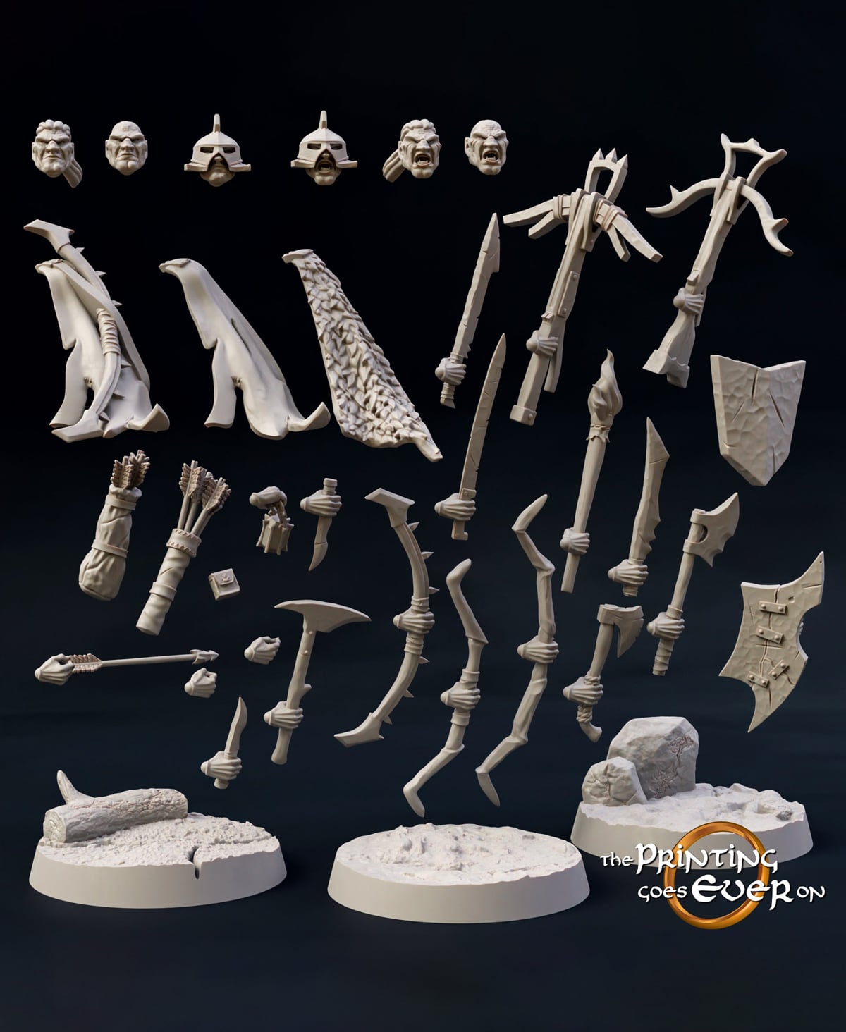 Modular Half-Orc Scouts 3d model