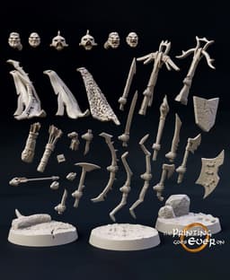 Modular Half-Orc Scouts 3d model