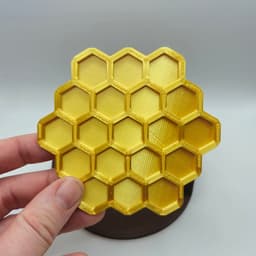 Honeycomb Coaster Set 3d model