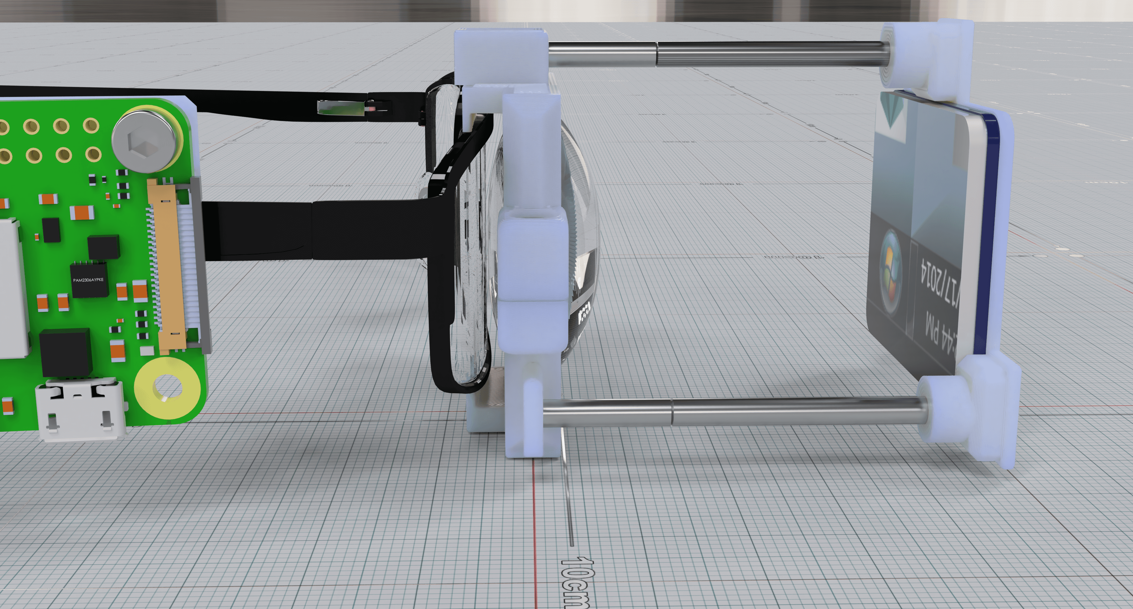 Smart Glasses 3d model