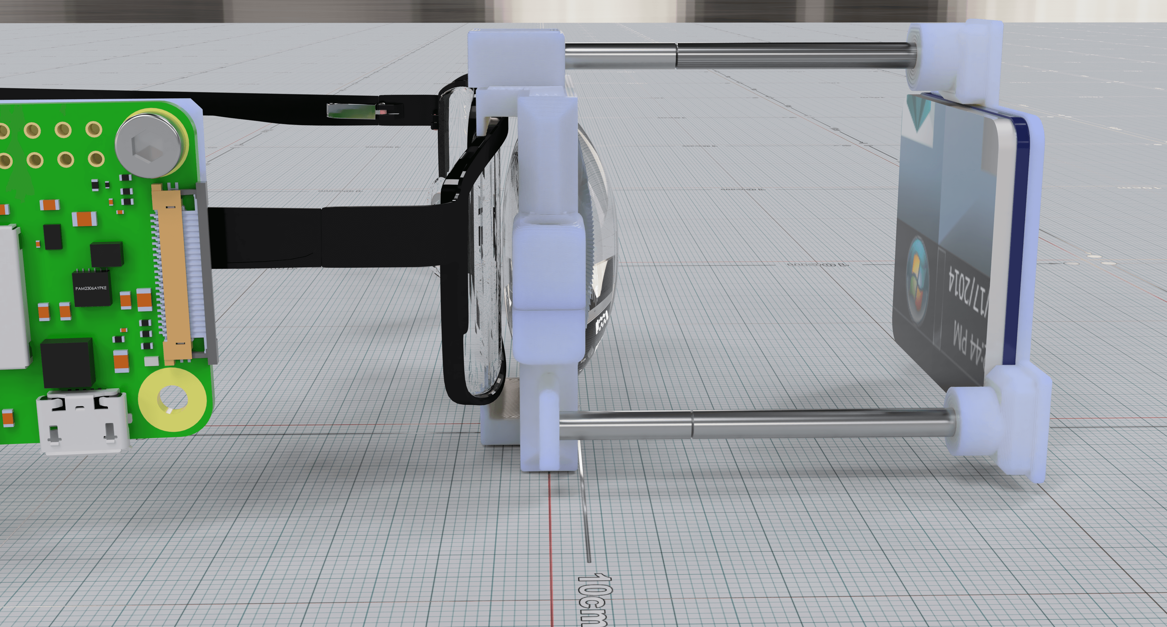 Smart Glasses 3d model