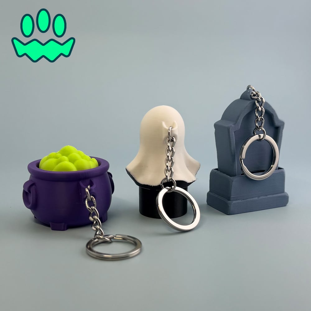 EXCLUSIVE: Spookier Fidget Clicker Keychain Bundle 3d model