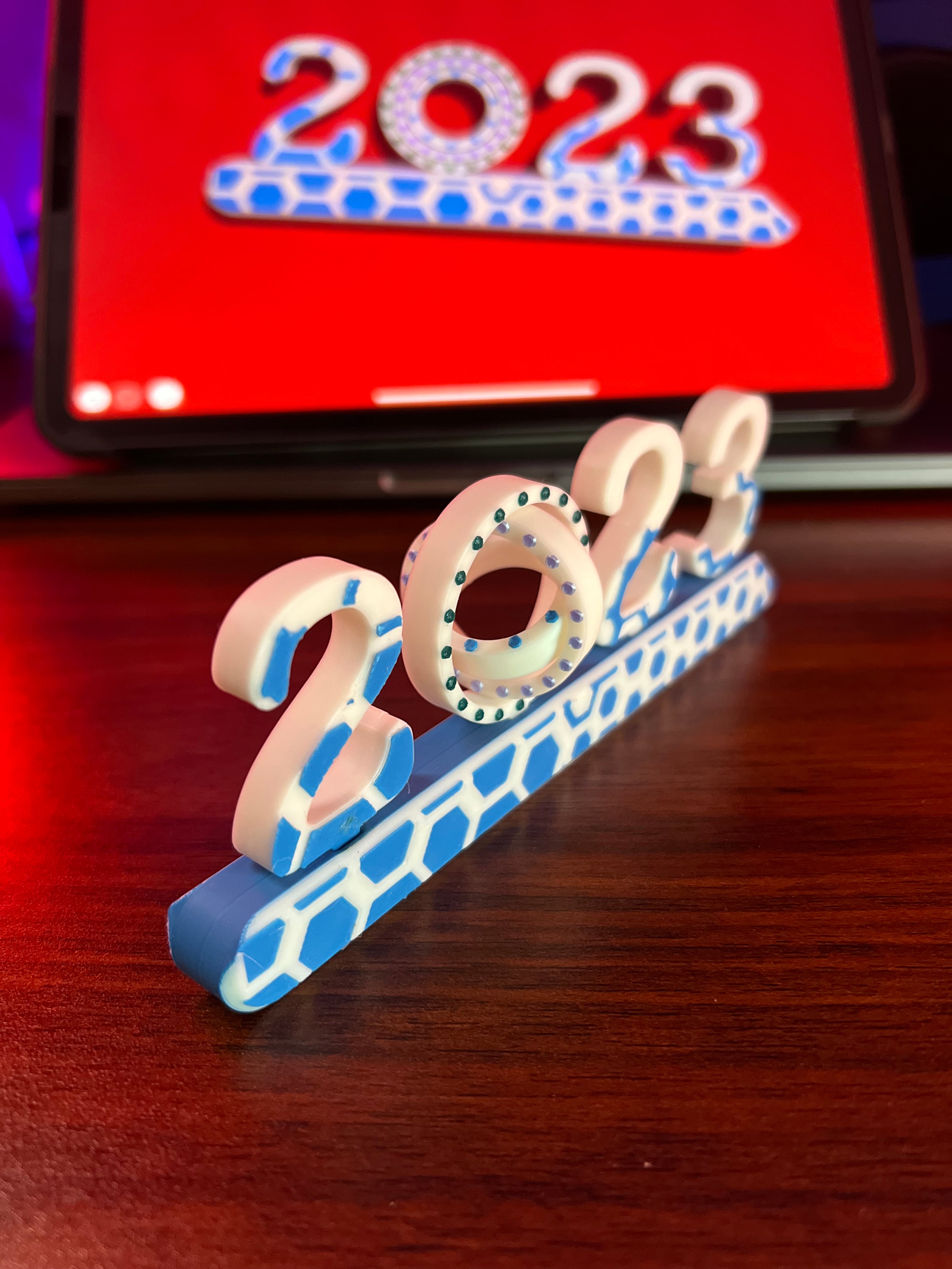 Fidget Spinner 2023 Desktop 3d model