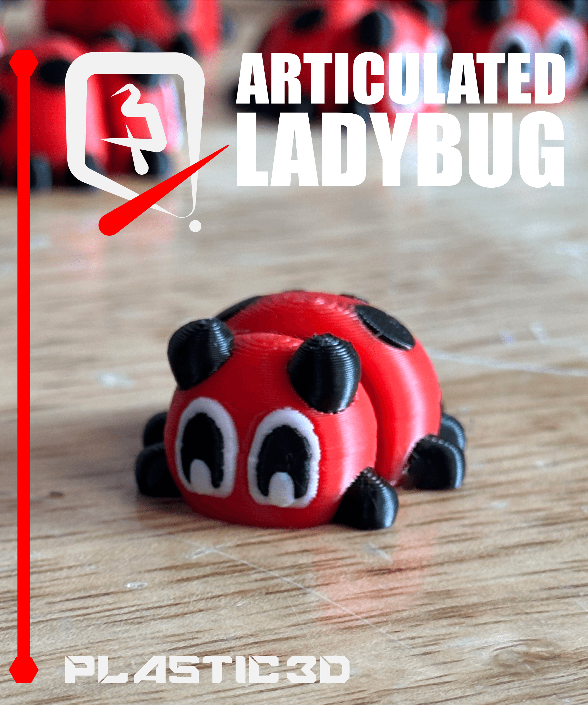 Articulated Ladybug — The Spotted Voyager 3d model