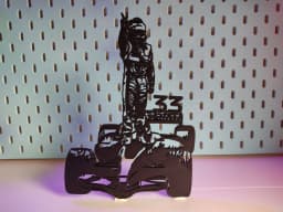Alonso "33" silhouette 3d model