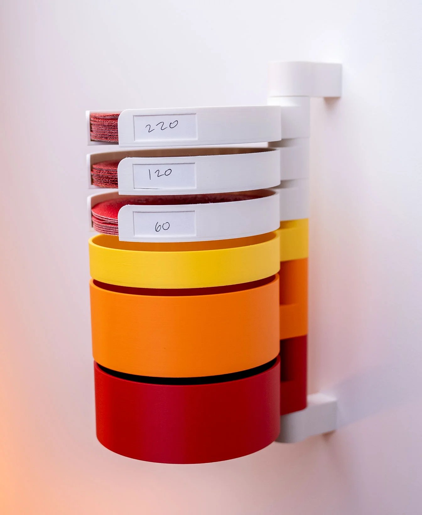 The Rail - Sanding Disc Bins 3d model