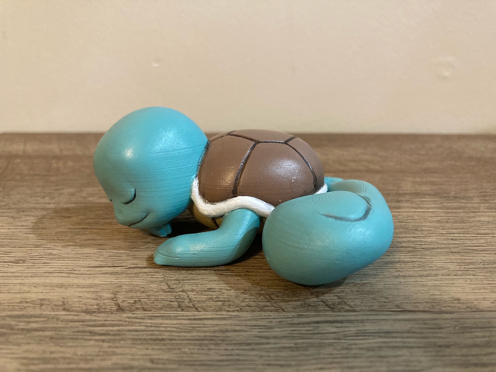 Sleepy Squirtle 3d model