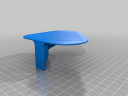 Bathroom/shower shelves - command strip mounted 3d model