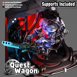 Modular Cyber Warrior: Heavy Weapon 3d model
