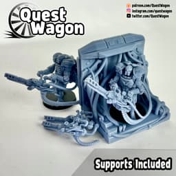 Modular Cyber Warrior: Heavy Weapon 3d model