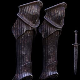 SOUL OF CINDER Cosplay Leg Armor STL Fan Art Model 3d model
