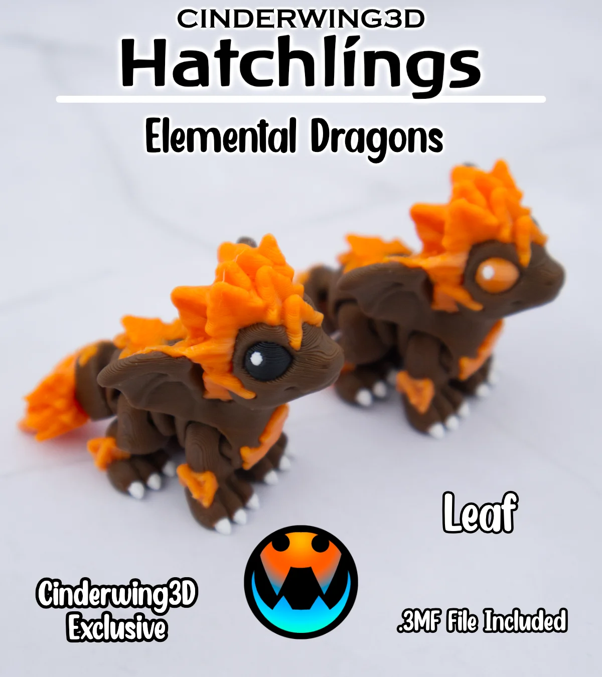 Leaf Dragon - Hatchling 3d model