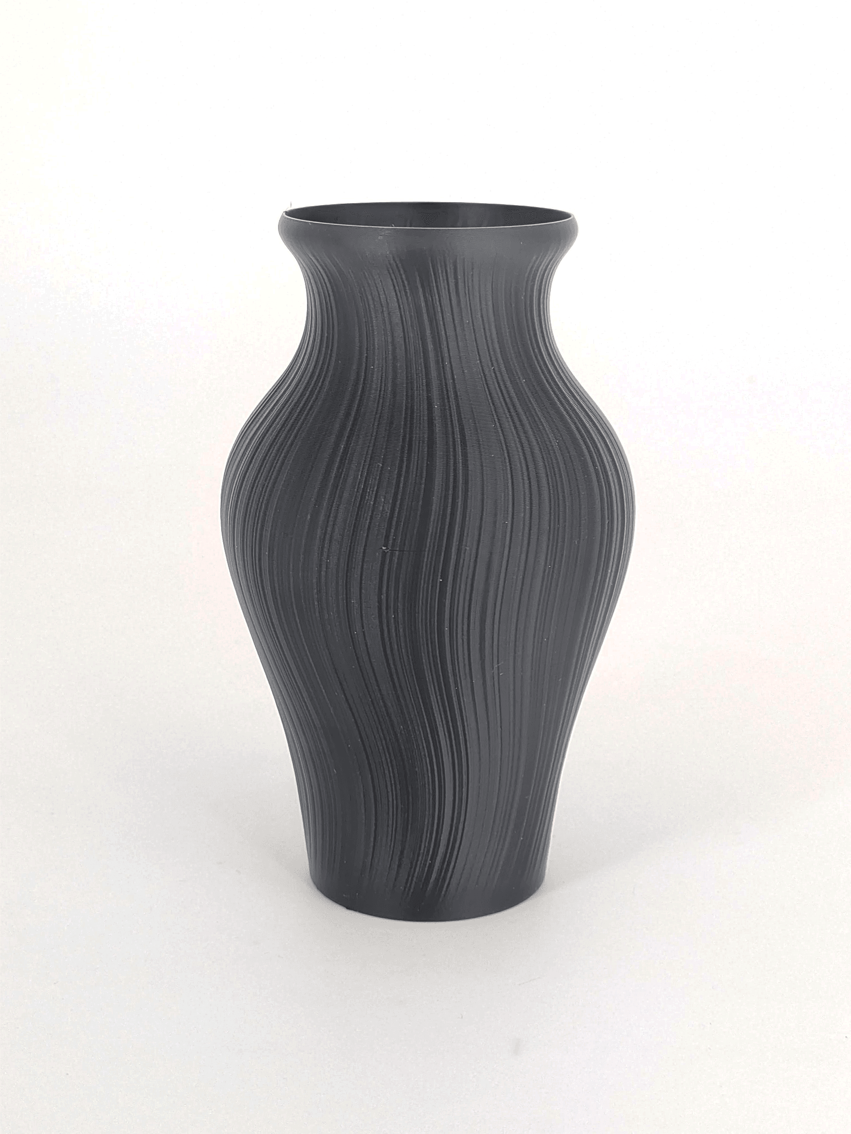 Flow Vase - Velvety Wave Vase 3d model