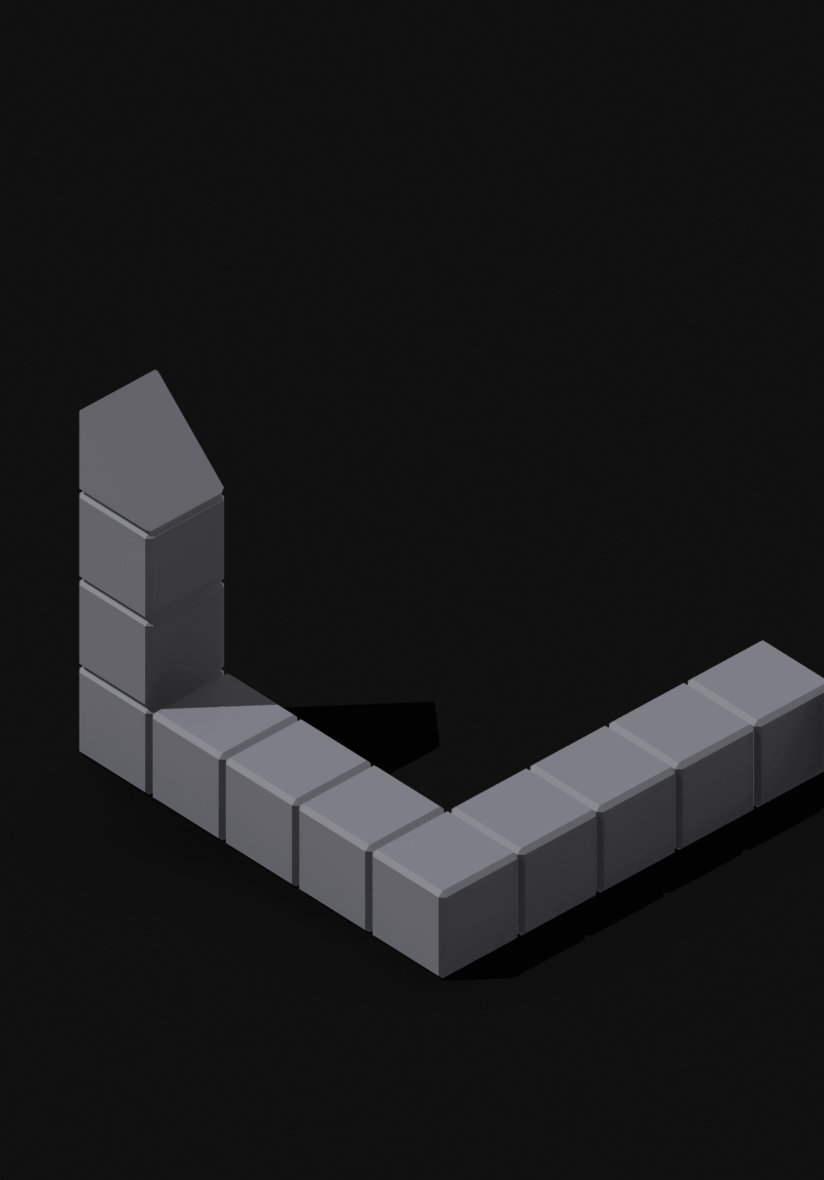 optical squares 3d model
