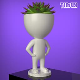 ROBERT PLANT POT STANDING WITH SHOES 3d model