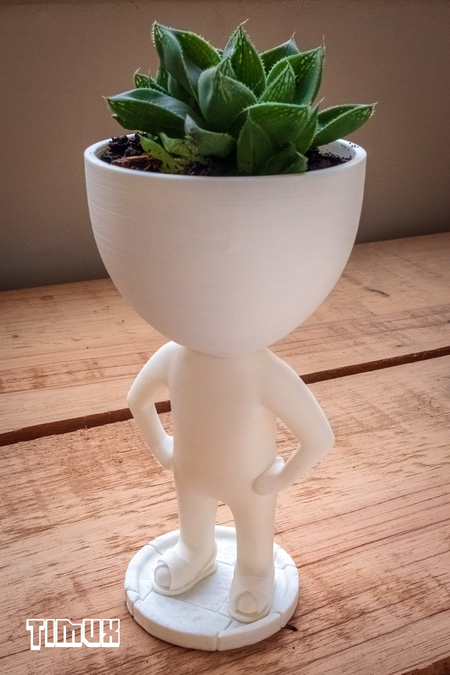 ROBERT PLANT POT STANDING WITH SHOES 3d model