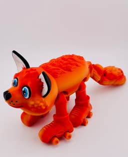 Fox Roller Skate Flexi 3d model