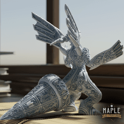 644. Zekrom - Basic & Ornamental 3d model
