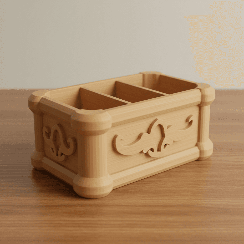 Laundry Decorative Bin 3d model