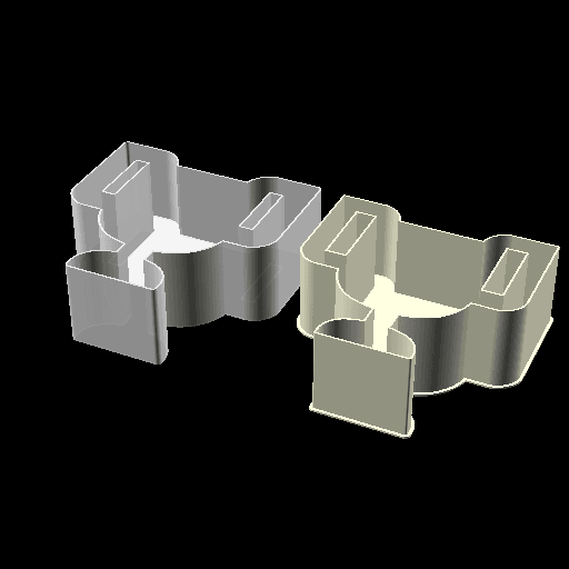Trophy cup, nestable box (v1) 3d model