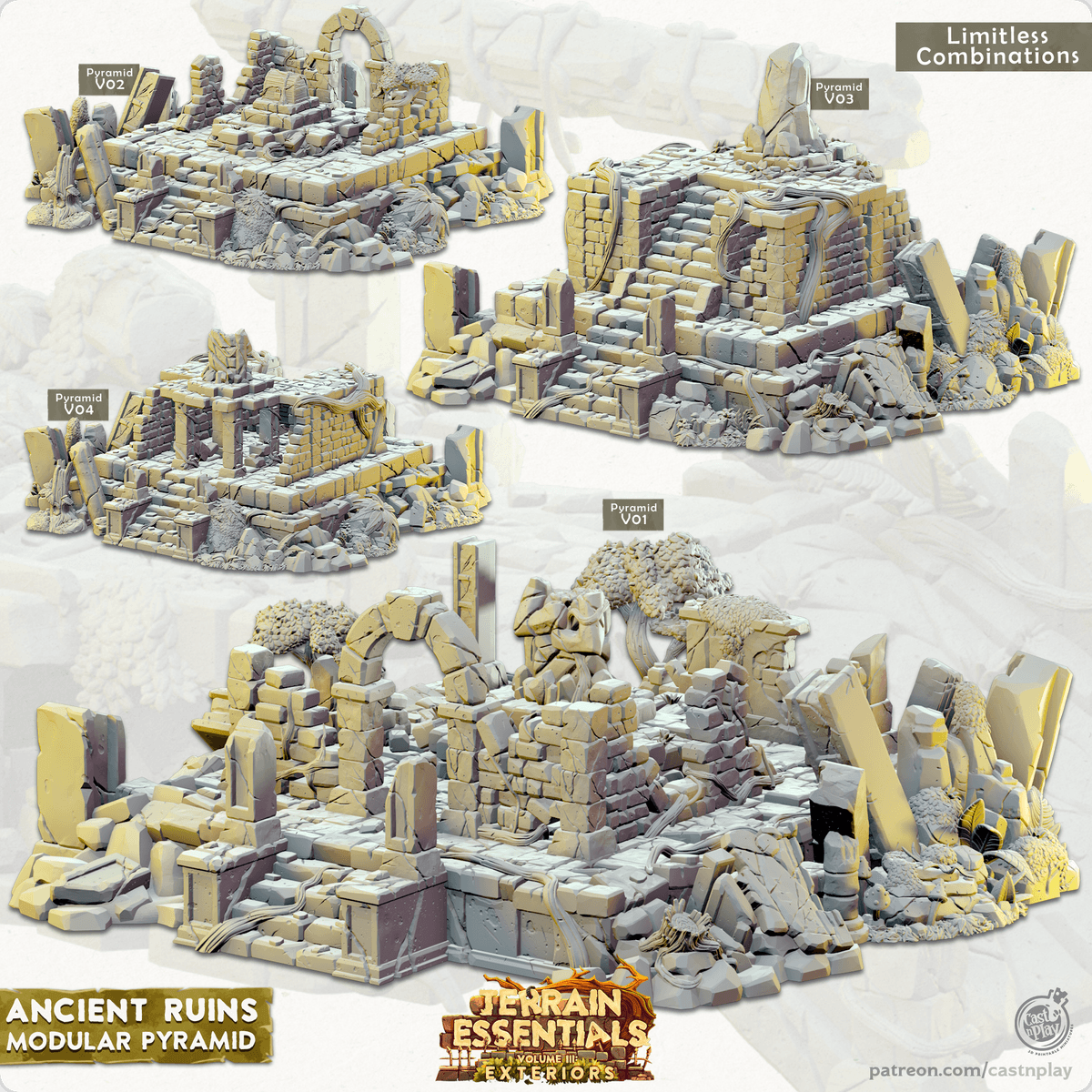 Fallout Ruin Model Buy Ancient Ruins Set (Pre-Supported) for $39.99 - 3D model on Thangs