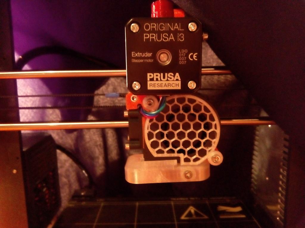 Blower guard for Prusa i3 for modified shroud 3d model