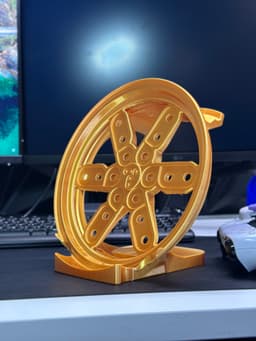 Wheel Controller and Headset Stand - Thangs Edition 3d model