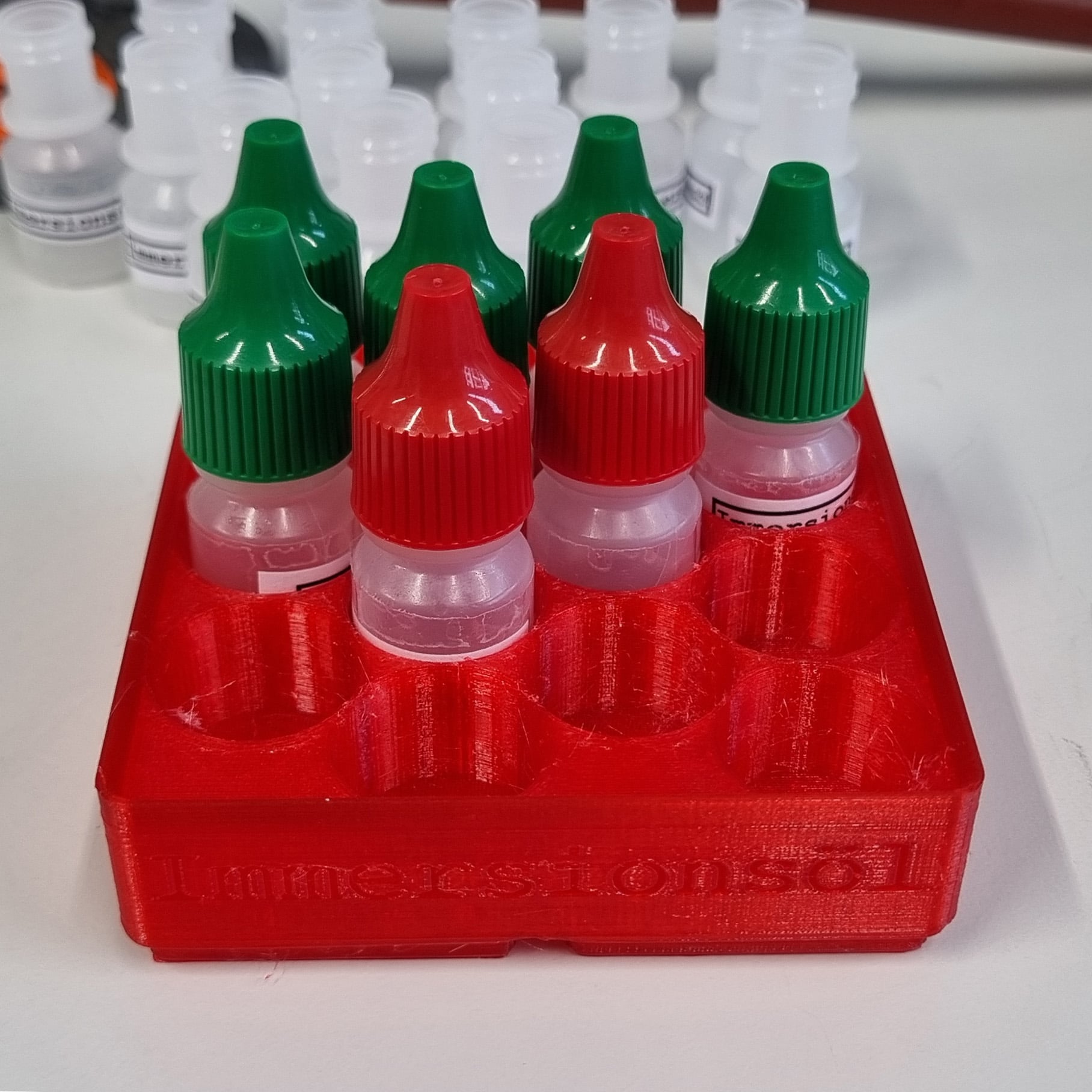 Gridfinity immersionöl bottle box 3d model