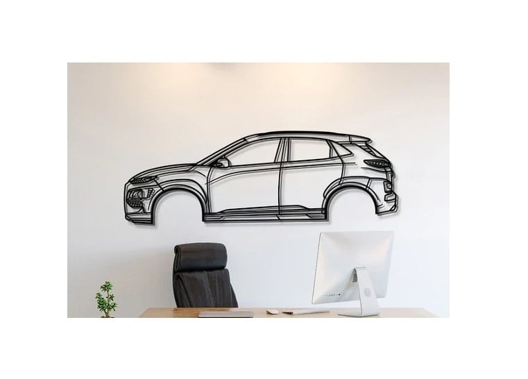 Hyundai - Kona 2018 Wall Art 3d model