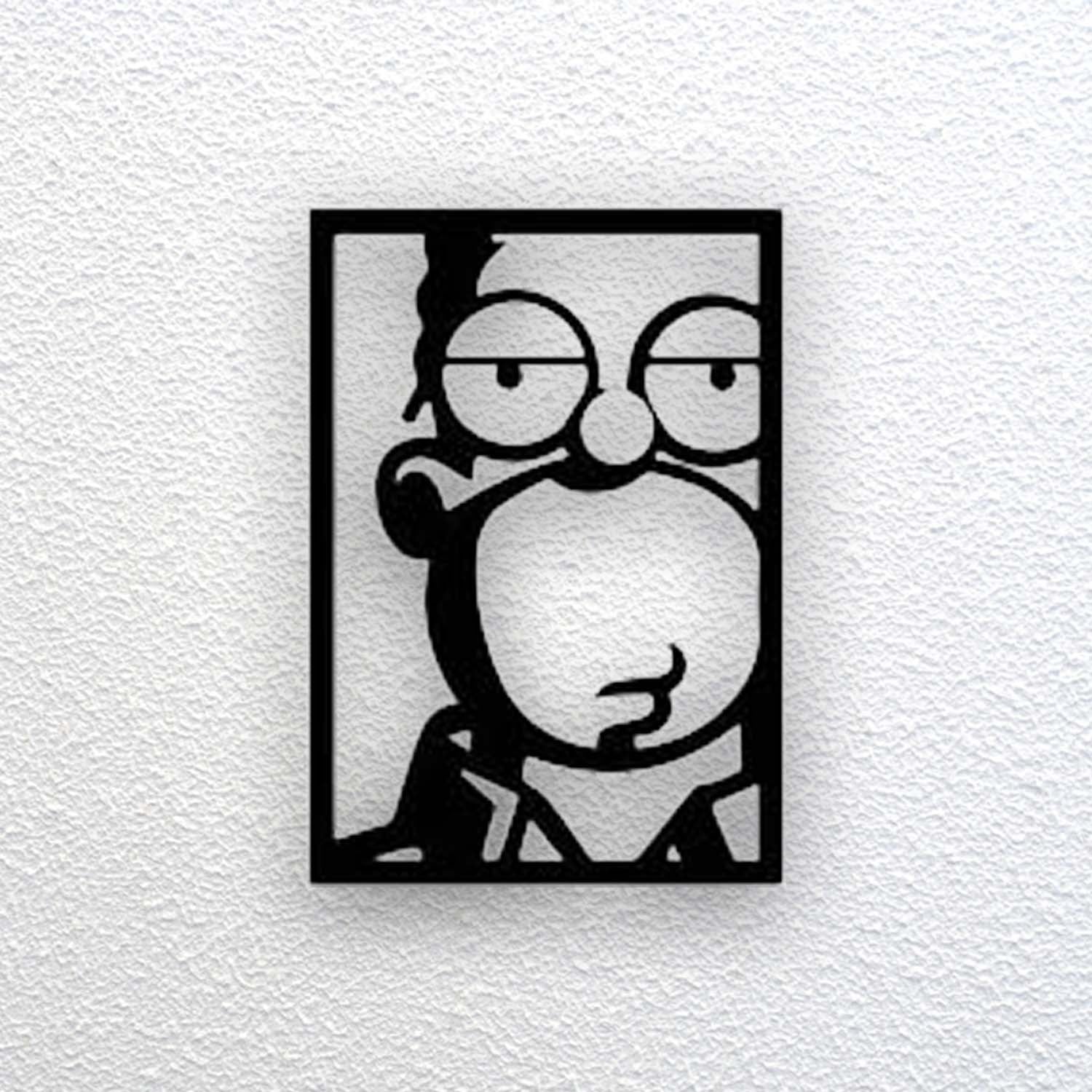 Simpson Wall Art 3d model