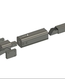 Leather Strap Cutter with Blade Storage - Customizable Width 3d model