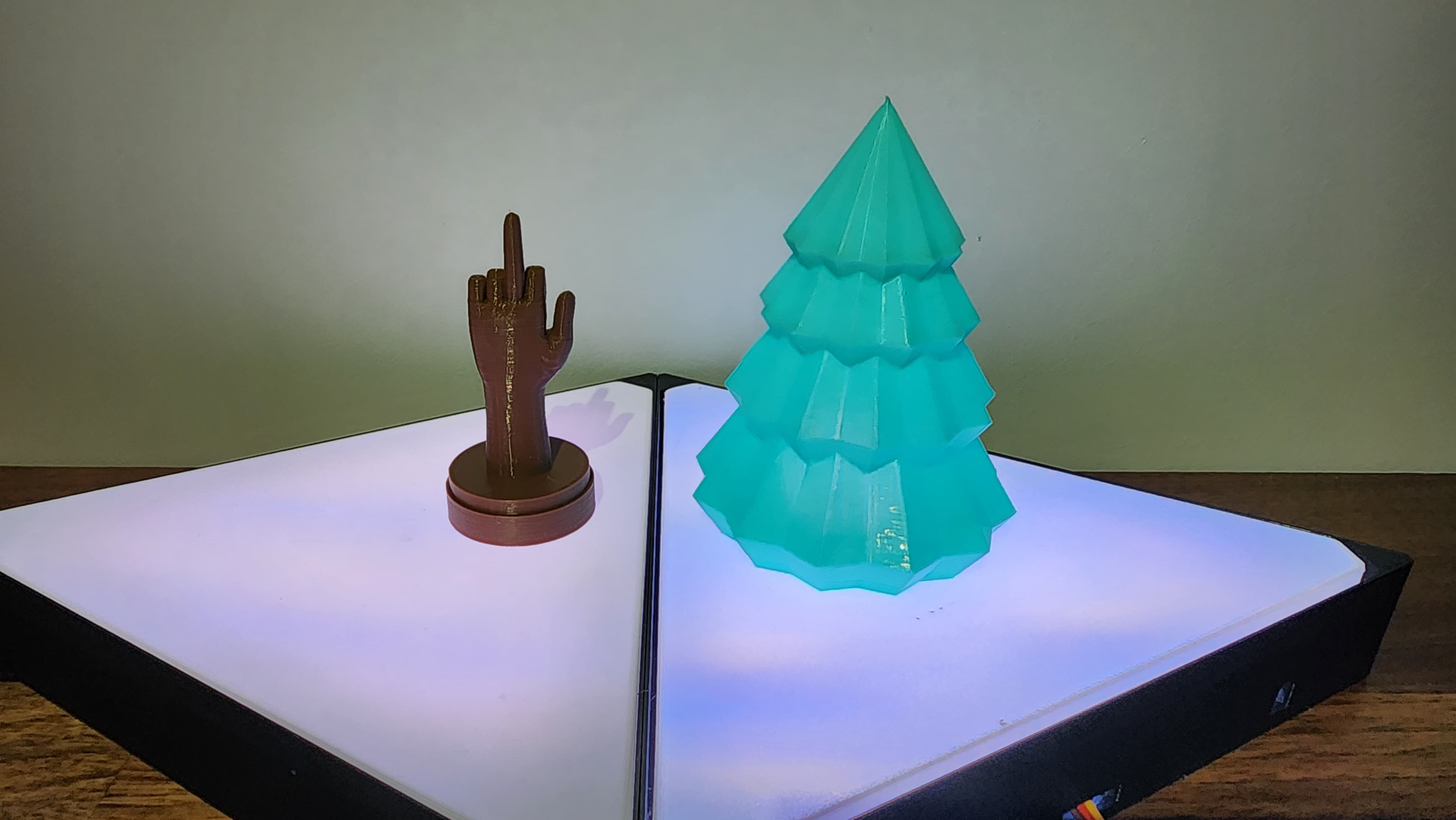 Middle Finger Christmas Tree 3d model