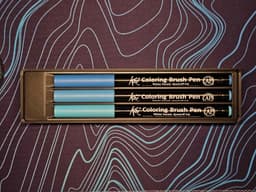 Gridfinity 4x1 | Sakura Koi Coloring Brush Pen x3 Organizer, low profile, stackable. 3d model