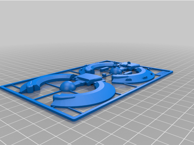Lucrehulk-class Droid Control Ship Card Kit 3d model