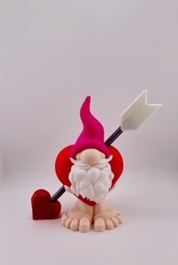 Heart with Arrow Costume Gnome 3d model