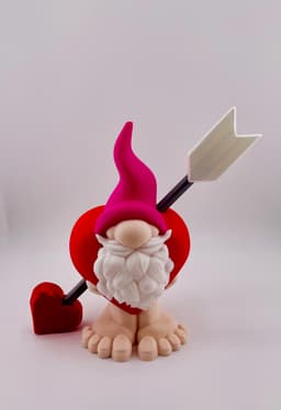 Heart with Arrow Costume Gnome 3d model