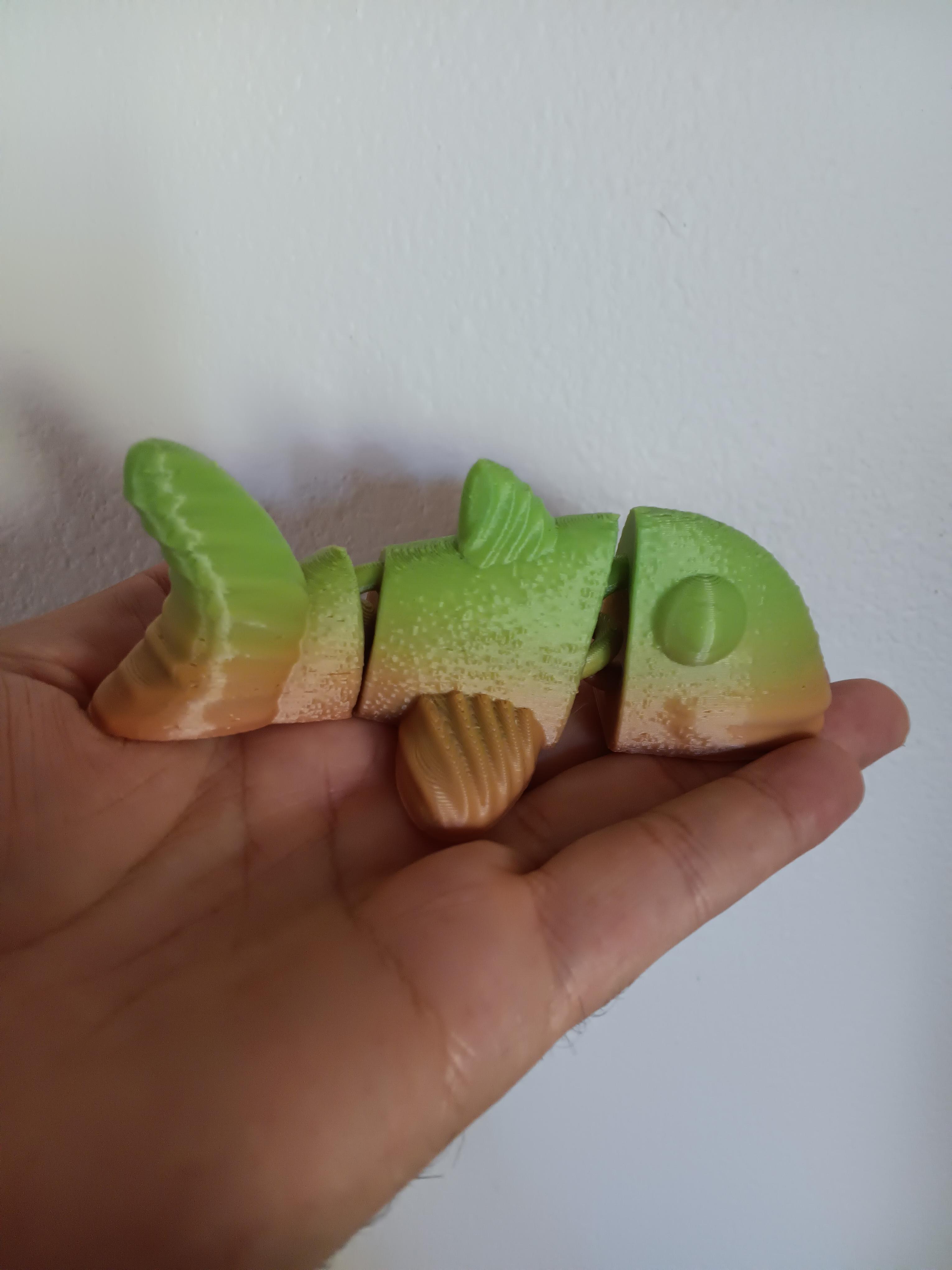 Flexi Goldfish Fidget toy  3d model