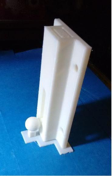 Sliding Door bolt Print fully assembled 3d model