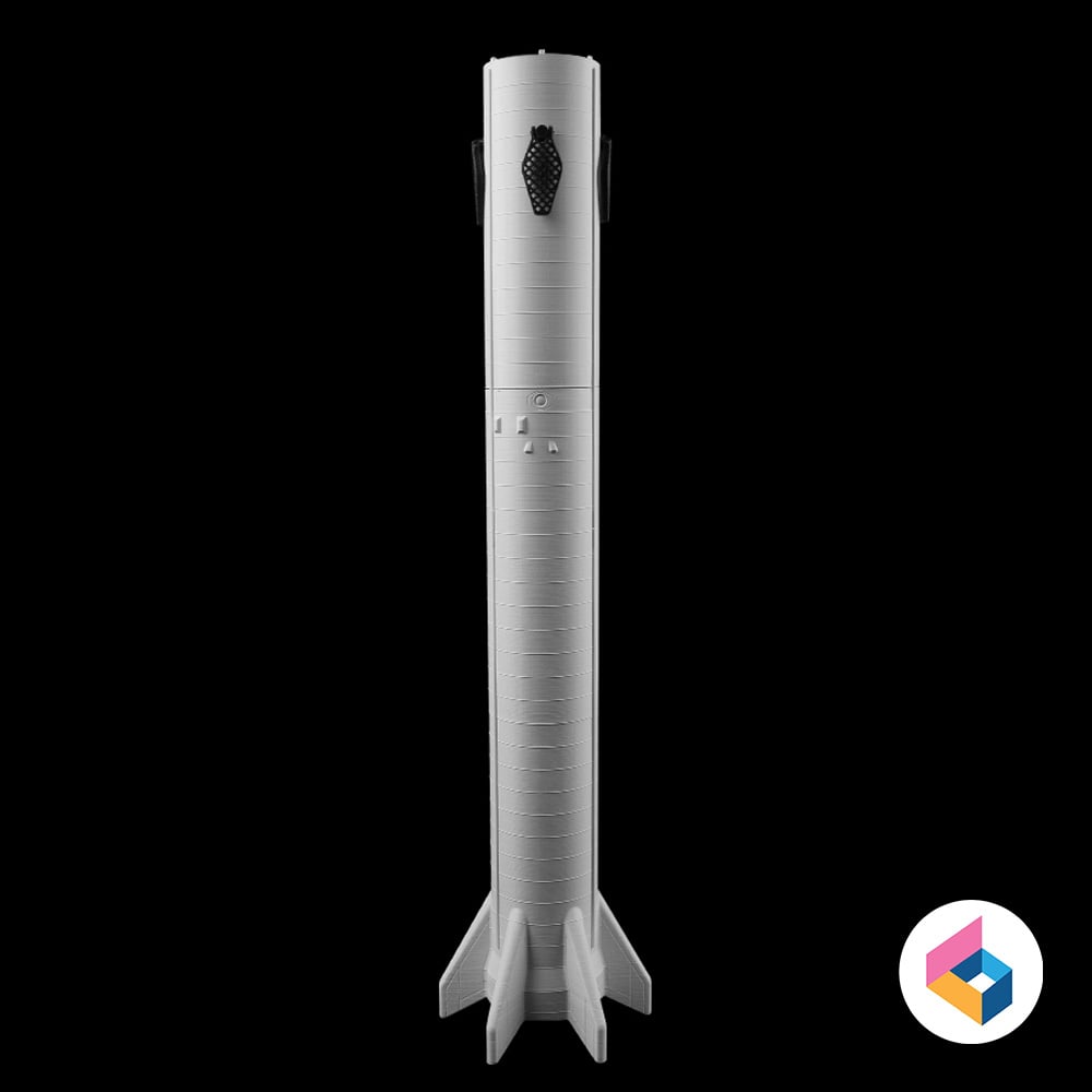 Super heavy booster concept 3d model