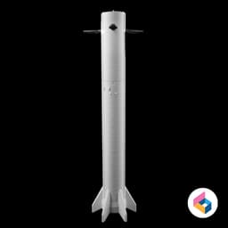 Super heavy booster concept 3d model