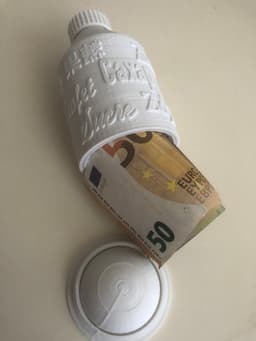 BOTTLE CONTAINER WITH HIDDEN COMPARTMENT (PRINT-IN-PLACE) 3d model