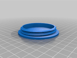 BOTTLE CONTAINER WITH HIDDEN COMPARTMENT (PRINT-IN-PLACE) 3d model