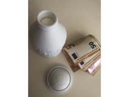 BOTTLE CONTAINER WITH HIDDEN COMPARTMENT (PRINT-IN-PLACE) 3d model