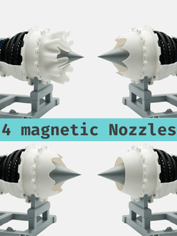 Magnetic Jet Engine Nozzles 3d model