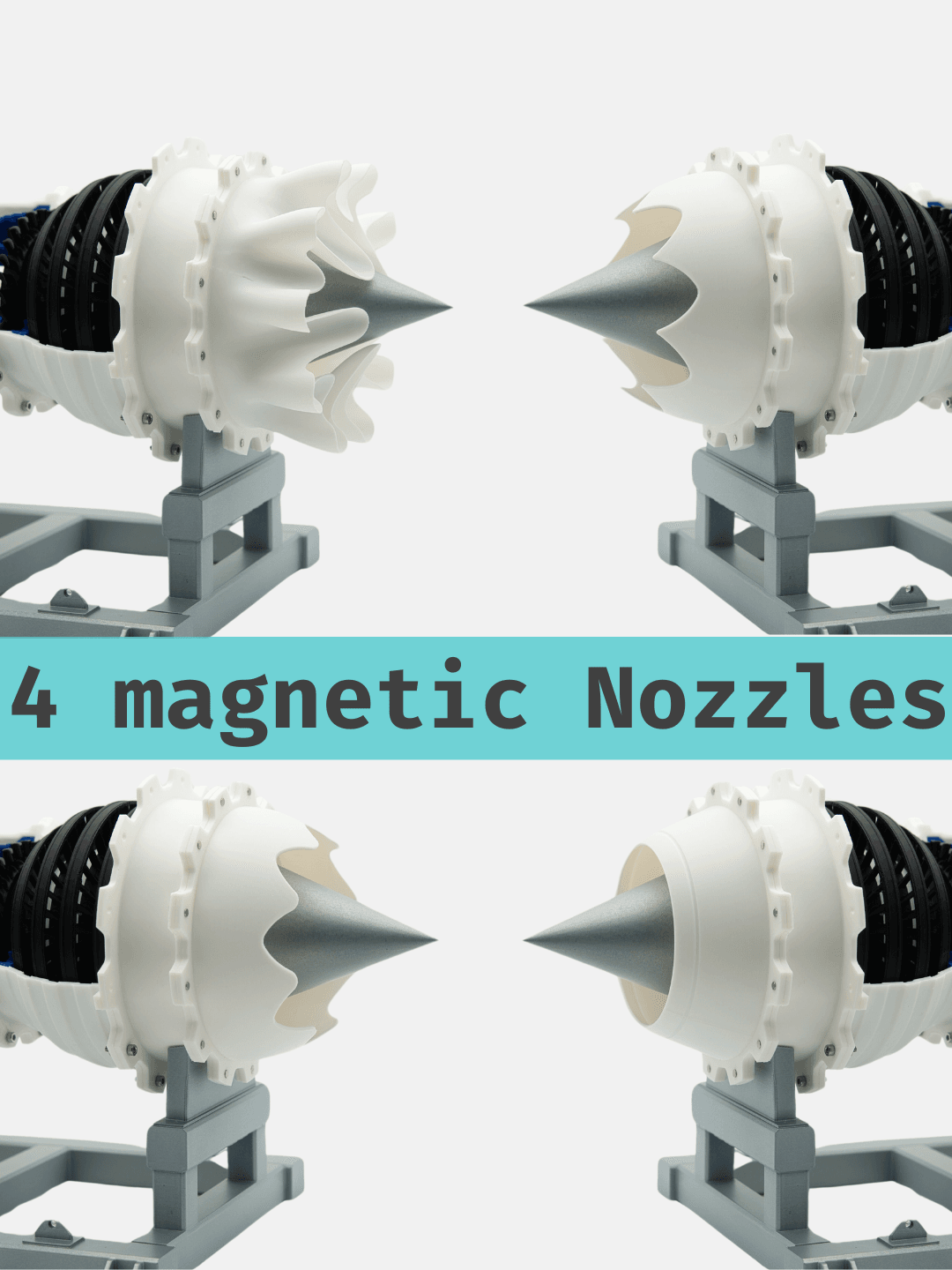 Magnetic Jet Engine Nozzles 3d model