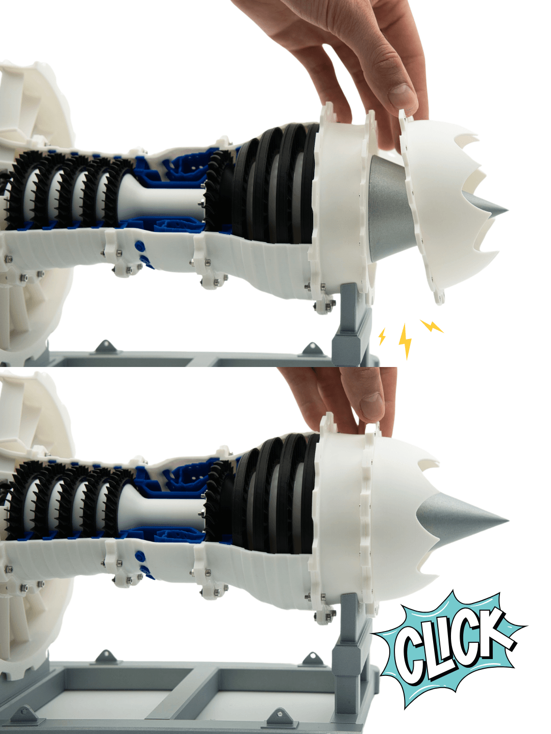 Magnetic Jet Engine Nozzles 3d model