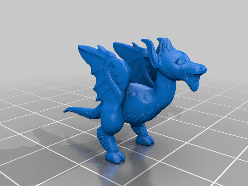 Dragon from 14th Century Strategy guide 3d model