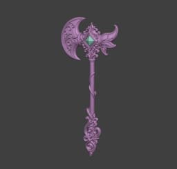 Magical Fae Axe 3d model